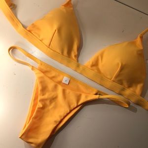 Bright Yellow Bikini